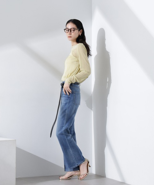 NANO universe（ナノユニバース）の「ラメシアーカットトップス（Tシャツ/カットソー・レディース・ライトグレー/イエロー/グレー・S/M）」の22枚目の写真