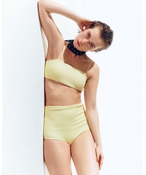 Mila Owen(ミラオーウェン)の「ドット柄シルクシフォンスカーフ(バンダナ/スカーフ・レディース・イエロー/ネイビー/ブラック・FREE)」の13枚目の写真