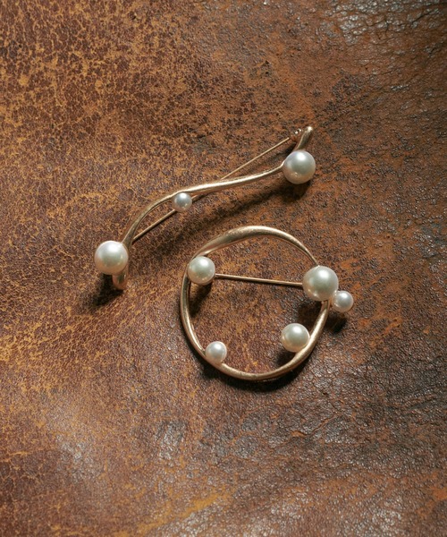 GOLDY（ゴールディ）の「ランダム パール ウェイビー ブローチ（ブローチ/コサージュ・レディース・ゴールド/シルバー/ゴールド系その他/シルバー系その他・FREE）」の12枚目の写真