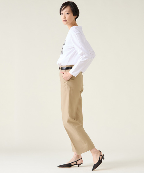 martinique(マルティニーク)の「ストレートパンツ(セットアップ可)(その他パンツ・レディース・ネイビー/ベージュ・1/2)」の14枚目の写真
