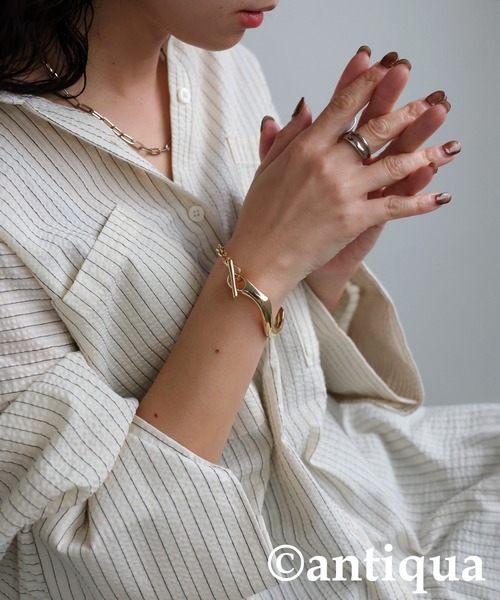 antiqua(アンティカ)の「チェーンブレスレット(ブレスレット・レディース・ゴールド/シルバー・FREE)」の9枚目の写真
