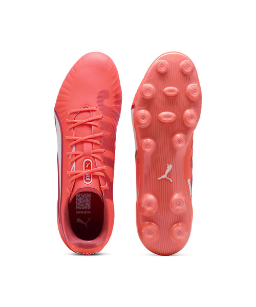 PUMA(プーマ)の「PUMA プーマ メンズ キング アルティメット HG サッカー スパイク(スニーカー・メンズ・レッド/シルバー・26.5cm/26.0cm/25.5cm/25.0cm/27.5cm/27.0cm/28.5cm/28.0cm)」の5枚目の写真