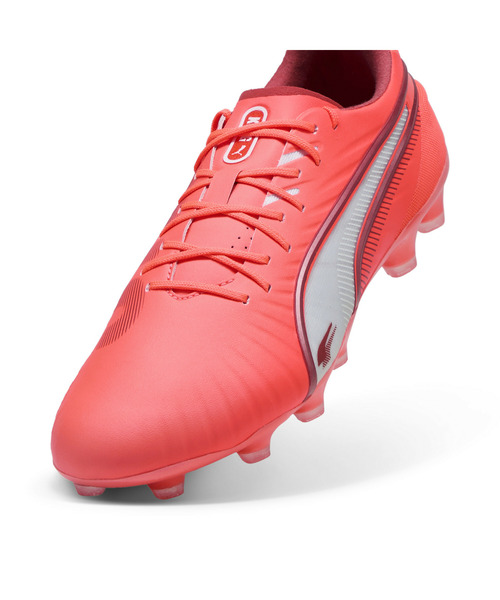 PUMA(プーマ)の「PUMA プーマ メンズ キング アルティメット HG サッカー スパイク(スニーカー・メンズ・レッド/シルバー・26.5cm/26.0cm/25.5cm/25.0cm/27.5cm/27.0cm/28.5cm/28.0cm)」の7枚目の写真