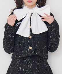 ems excite | キラキラリボン付ツイードJK(その他アウター)