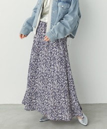 hunch | ジョーゼット総柄プリント フレアスカート(スカート)