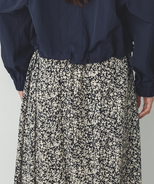 hunch(ハンチ)の「ジョーゼット総柄プリント フレアスカート(スカート・レディース・イエロー系その他/パープル系その他/ブラック系その他・FREE)」の14枚目の写真