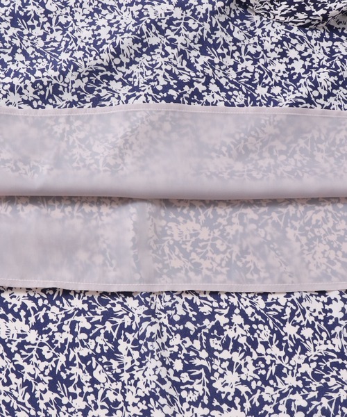 hunch(ハンチ)の「ジョーゼット総柄プリント フレアスカート(スカート・レディース・イエロー系その他/パープル系その他/ブラック系その他・FREE)」の5枚目の写真