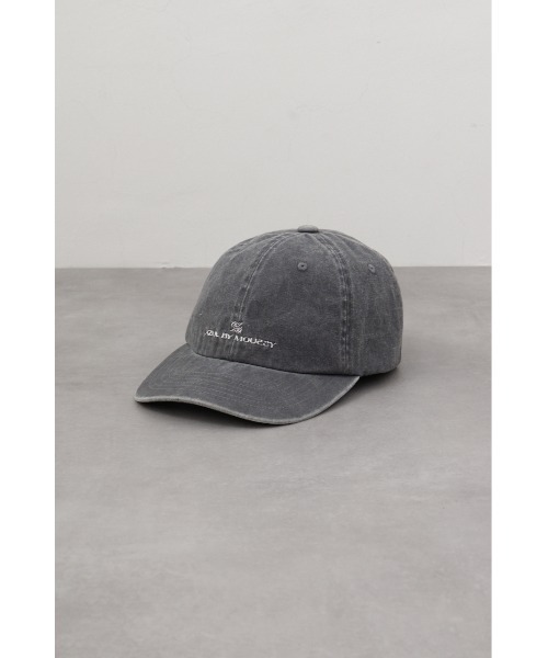 AZUL by moussy（アズールバイマウジー）の「ウォッシュ加工キャップ（キャップ・レディース・ブラウン/グレー・FREE）」の4枚目の写真