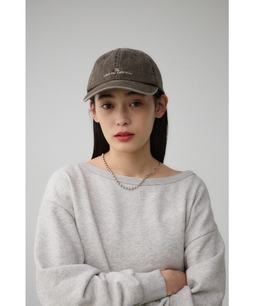 AZUL by moussy（アズールバイマウジー）の「ウォッシュ加工キャップ（キャップ・レディース・ブラウン/グレー・FREE）」の10枚目の写真