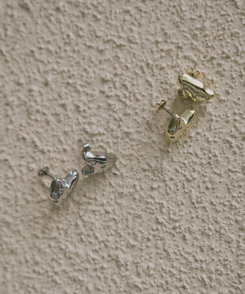 Kastane（カスタネ）の「【fiw.】ハートストーンイヤリング（イヤリング・レディース・ゴールド/シルバー・FREE）」の6枚目の写真