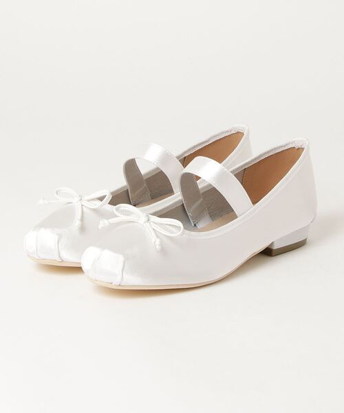 LibertyDoll（リバティードール）の「メリージェーン サテンバレエパンプス（バレエシューズ・レディース・シルバー系1/ブラック系1/ゴールド系1・M/S/LL/L）」の7枚目の写真