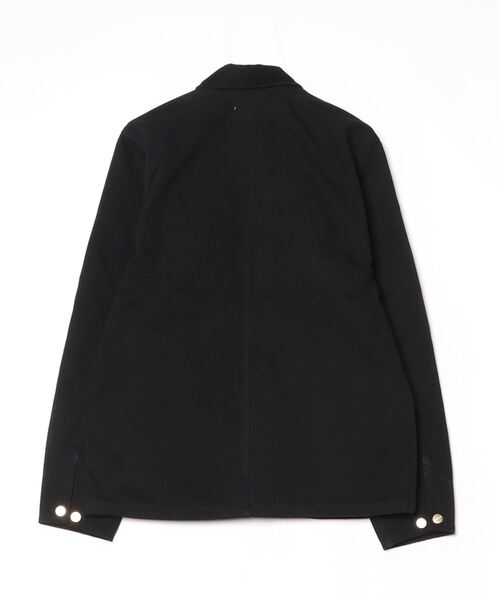 Carhartt WIP（カーハートダブリューアイピー）の「MICHIGAN COAT（カバーオール・メンズ・キナリ/ブラック/ブラウン・MEDIUM/LARGE/SMALL）」の4枚目の写真