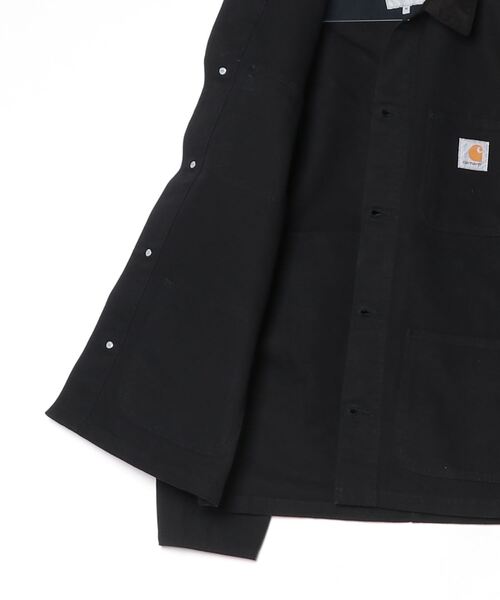 Carhartt WIP（カーハートダブリューアイピー）の「MICHIGAN COAT（カバーオール・メンズ・キナリ/ブラック/ブラウン・MEDIUM/LARGE/SMALL）」の5枚目の写真