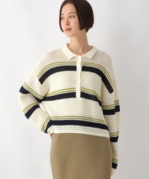 LEPSIM | 7ゲージラガー長袖メッシュ　243185(ニット/セーター)