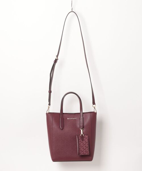 ガー　マイケルコース VINCENT トート 黒　バイカラー Vincent Large Saffiano Leather Tote Bag with Card Case