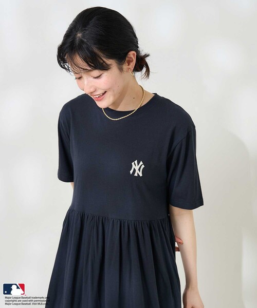セール】MLB 切替 Tシャツワンピース（ワンピース）｜FREAK'S