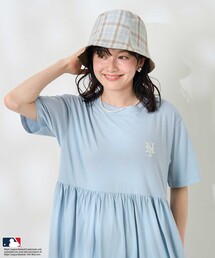 MLB 切替 Tシャツワンピース