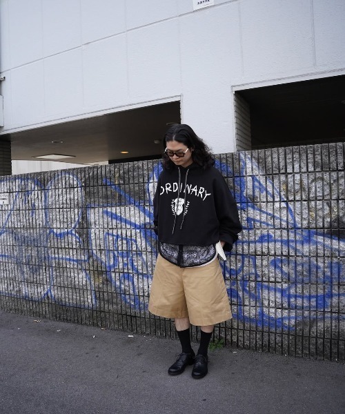 SHINYAKOZUKA(シンヤコヅカ)の「【SHINYAKOZUKA】LOOSE SHORTS(その他パンツ・メンズ・ブラック/ベージュ・MEDIUM/X-SMALL/SMALL)」の8枚目の写真
