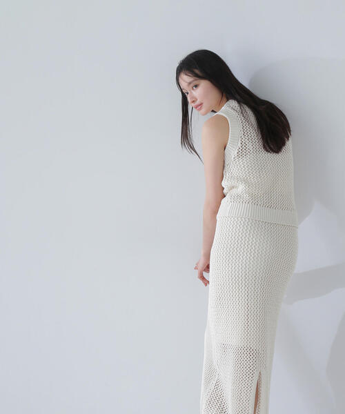 セール】◇【THINK NATURAL】メッシュニットセットアップ