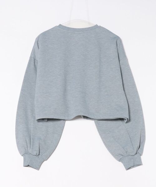 &soiree(アンドソワレ)の「【Spiritoso】怪獣カップルプリントクロップドトップス(Tシャツ/カットソー・レディース・杢グレー/オリーブ/ピンク・FREE)」の4枚目の写真