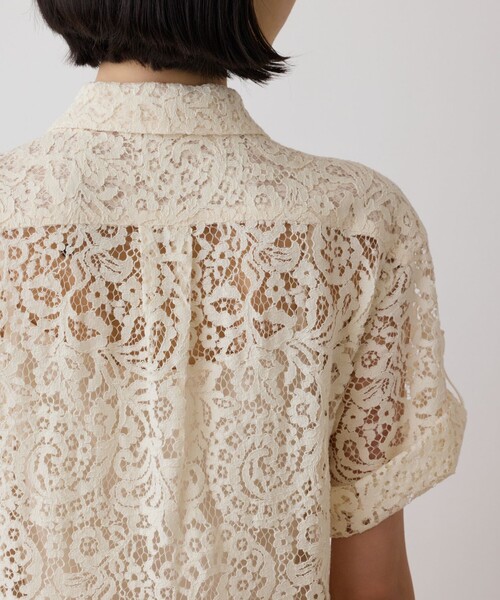 GRACE CONTINENTAL(グレースコンチネンタル)の「コードレースジャンプスーツ(サロペット/オーバーオール・レディース・ベージュ/キナリ・36/38)」の12枚目の写真