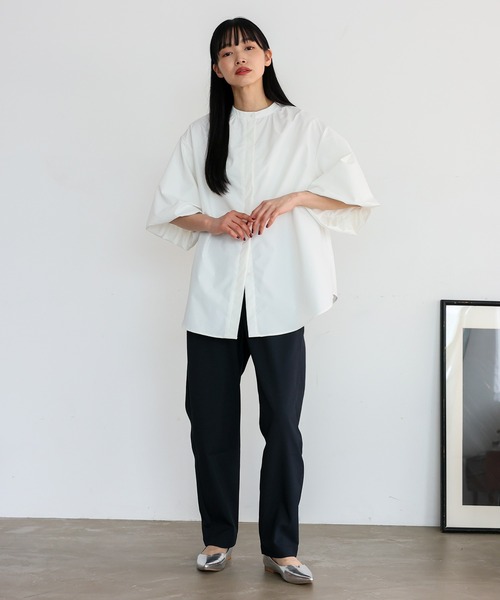 No Rule No Line（ノール－ルノーライン）の「ストライプテーパードパンツ（その他パンツ・レディース・グレー系その他/ブラック/ブルー系その他/ネイビー・マルチサイズ）」の6枚目の写真