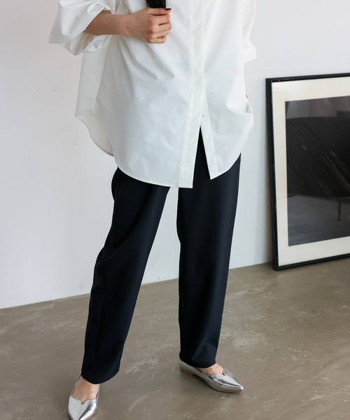 No Rule No Line（ノール－ルノーライン）の「ストライプテーパードパンツ（その他パンツ・レディース・グレー系その他/ブラック/ブルー系その他/ネイビー・マルチサイズ）」の13枚目の写真