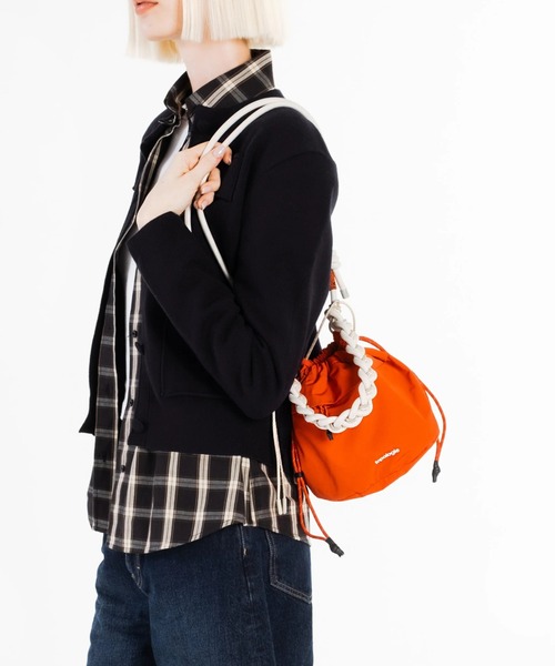 Topologie(トポロジー)の「Topologie/トポロジー Reversible Bucket リバーシブルバケット【バッグ単体】(ショルダーバッグ・メンズ・グレー/レッド/ブラック・F)」の14枚目の写真