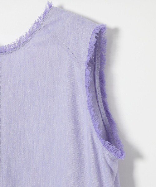 EMMEL REFINES(エメルリファインズ)の「<EMMEL REFINES>EM フリンジコクーン 2WAY ワンピース(ワンピース・レディース・ライラック/ブラック/ライム・M/S)」の5枚目の写真