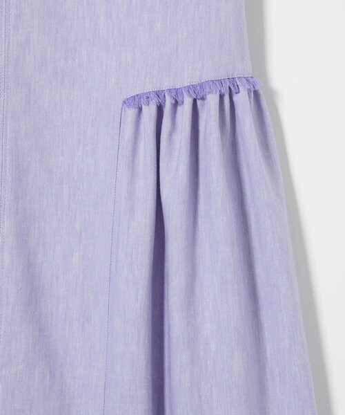 EMMEL REFINES(エメルリファインズ)の「<EMMEL REFINES>EM フリンジコクーン 2WAY ワンピース(ワンピース・レディース・ライラック/ブラック/ライム・M/S)」の7枚目の写真