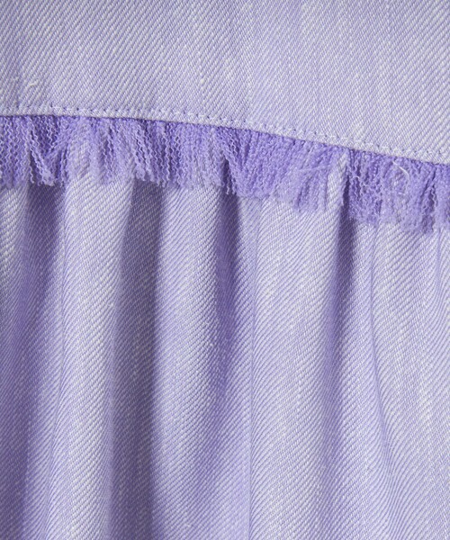 EMMEL REFINES(エメルリファインズ)の「<EMMEL REFINES>EM フリンジコクーン 2WAY ワンピース(ワンピース・レディース・ライラック/ブラック/ライム・M/S)」の9枚目の写真