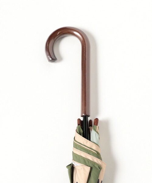 BEAMS BOY(ビームスボーイ)の「晴雨兼用 プリント 長傘(長傘・レディース・オリーブ/オレンジ・ONE SIZE)」の9枚目の写真