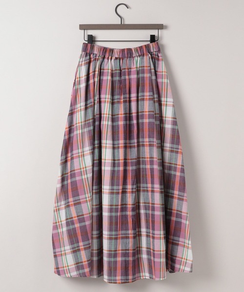eL(エル)の「【eL】Made In India Madras Check Skirt/319962(スカート・レディース・パープル系その他/グリーン系その他・FREE)」の11枚目の写真