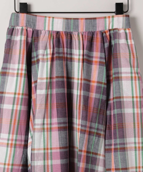 eL(エル)の「【eL】Made In India Madras Check Skirt/319962(スカート・レディース・パープル系その他/グリーン系その他・FREE)」の12枚目の写真