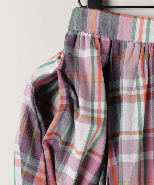 eL(エル)の「【eL】Made In India Madras Check Skirt/319962(スカート・レディース・パープル系その他/グリーン系その他・FREE)」の13枚目の写真