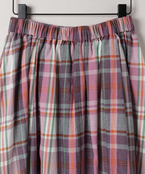 eL(エル)の「【eL】Made In India Madras Check Skirt/319962(スカート・レディース・パープル系その他/グリーン系その他・FREE)」の15枚目の写真