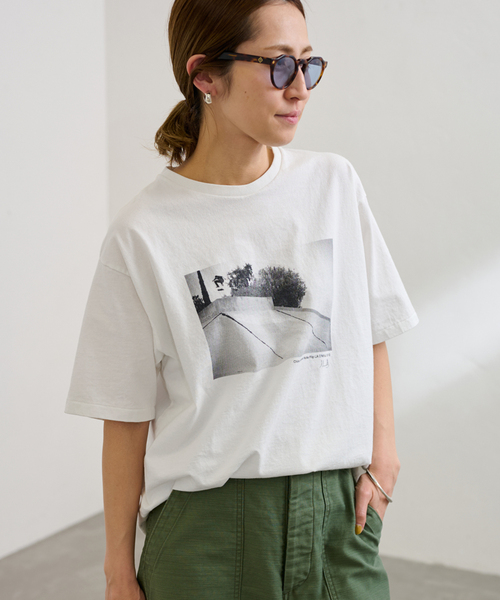 ハイブリッドウール ポケット付きTシャツ 21035 (薄手）黒