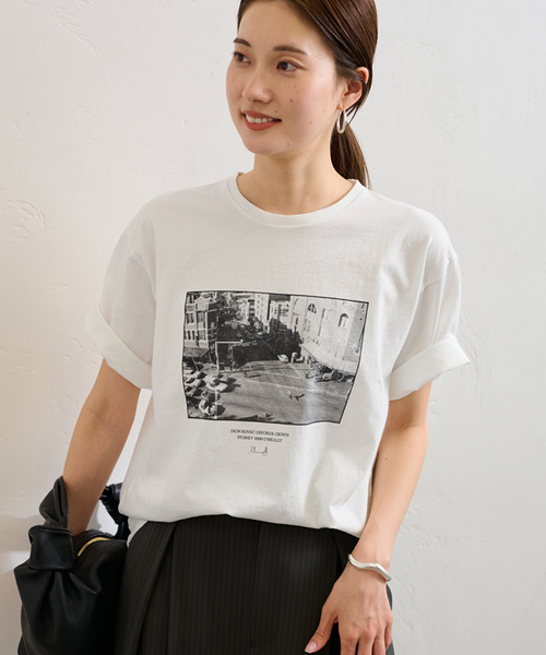 【激安セール】 MikeOMeally PHOTO Tシャツ（Tシャツ/カットソー）｜FRAMeWORK トップス