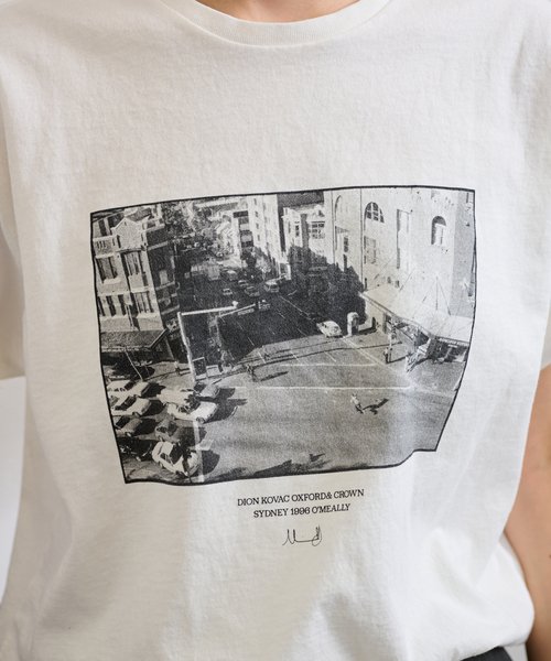 FRAMeWORK(フレームワーク)の「MikeOMeally PHOTO Tシャツ(Tシャツ/カットソー・レディース・ホワイト/ホワイト系その他・FREE)」の7枚目の写真