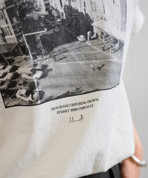FRAMeWORK(フレームワーク)の「MikeOMeally PHOTO Tシャツ(Tシャツ/カットソー・レディース・ホワイト/ホワイト系その他・FREE)」の6枚目の写真