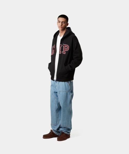 Carhartt WIP(カーハートダブリューアイピー)の「Carhartt WIP HOODED WIP SWEAT JACKET(カーハート ワークインプログレス フーデッド WIP スウェット ジャケット)(パーカー・メンズ・ブラック系/グリーン系・SMALL/LARGE/X-LARGE/MEDIUM)」の7枚目の写真