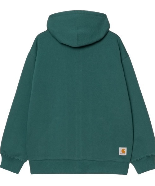 Carhartt WIP(カーハートダブリューアイピー)の「Carhartt WIP HOODED WIP SWEAT JACKET(カーハート ワークインプログレス フーデッド WIP スウェット ジャケット)(パーカー・メンズ・ブラック系/グリーン系・SMALL/LARGE/X-LARGE/MEDIUM)」の9枚目の写真