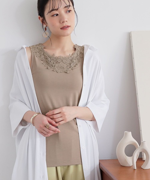 n'OrLABEL（ノアールレーベル）の「『レース付きブラトップ』（インナーウェア/肌着・レディース・ブラック/モカ/グレー・M/L/LL）」の18枚目の写真