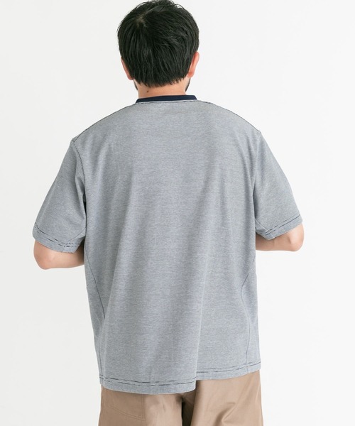 NANGA tシャツ 「吸水速乾 / 別注」NANGA×EKAL ボーダーTシャツ