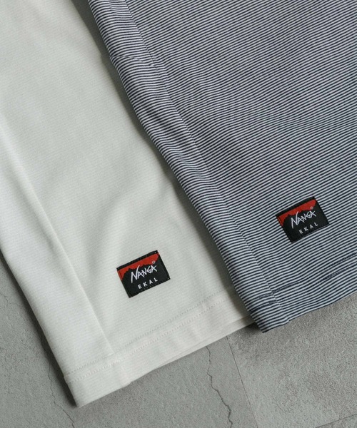 セール】『吸水速乾 / 別注』NANGA×EKAL ボーダーTシャツ（T
