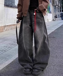 MONO8(モノハチ)のワイドデニムパンツ(デニムパンツ)