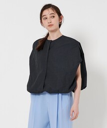 UNITED ARROWS & SONS チェック　トップス　グレー　L UNITED ARROWS & SONS チェック トップス グレー L