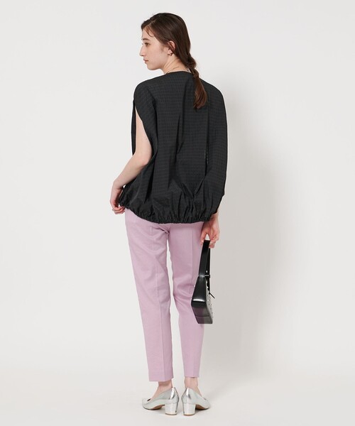 UNITED ARROWS（ユナイテッドアローズ）の「チェックタフタ スリットスリーブ ブルゾン（その他トップス・レディース・ネイビー/ブラック・FREE）」の9枚目の写真