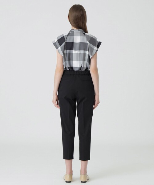 BLUE LABEL CRESTBRIDGE（ブルーレーベルクレストブリッジ）の「マルチヴィンテージツイルテーパードパンツ（その他パンツ・レディース・ベージュ/ブラック/ホワイト・38/36）」の10枚目の写真