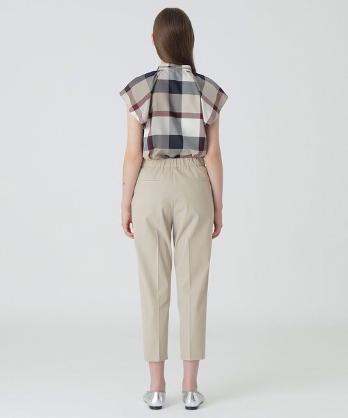 BLUE LABEL CRESTBRIDGE（ブルーレーベルクレストブリッジ）の「マルチヴィンテージツイルテーパードパンツ（その他パンツ・レディース・ベージュ/ブラック/ホワイト・38/36）」の17枚目の写真